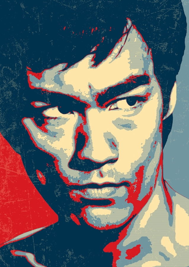 bruce lee in hope art