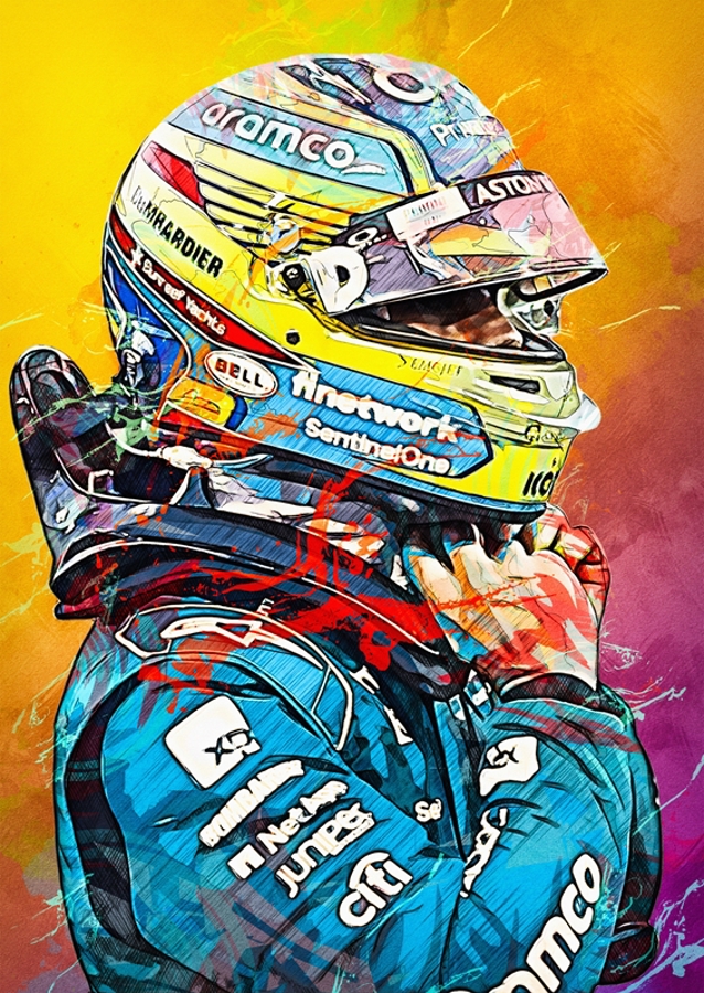 Fernando Alonso Pintura