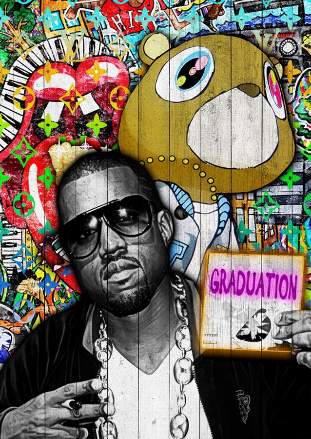 Pop Art kanye west Graduation