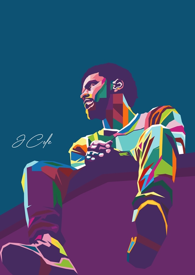 J Cole Pop Art
