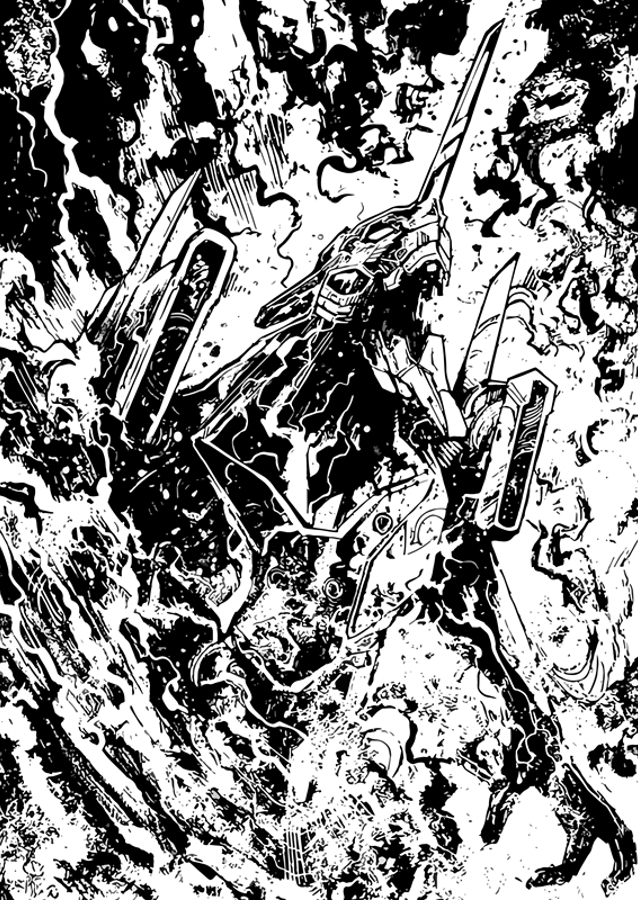 Evangelion manga art