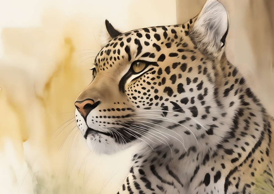 Portrait of a cheetah