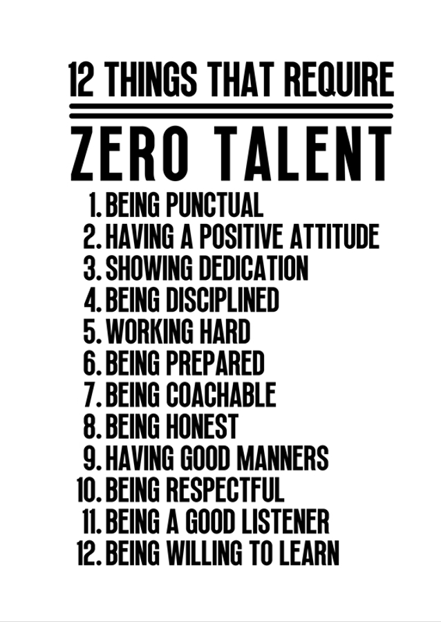 Require Zero Talent
