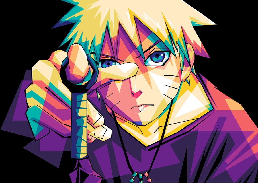 Uzumaki Naruto pop art 
