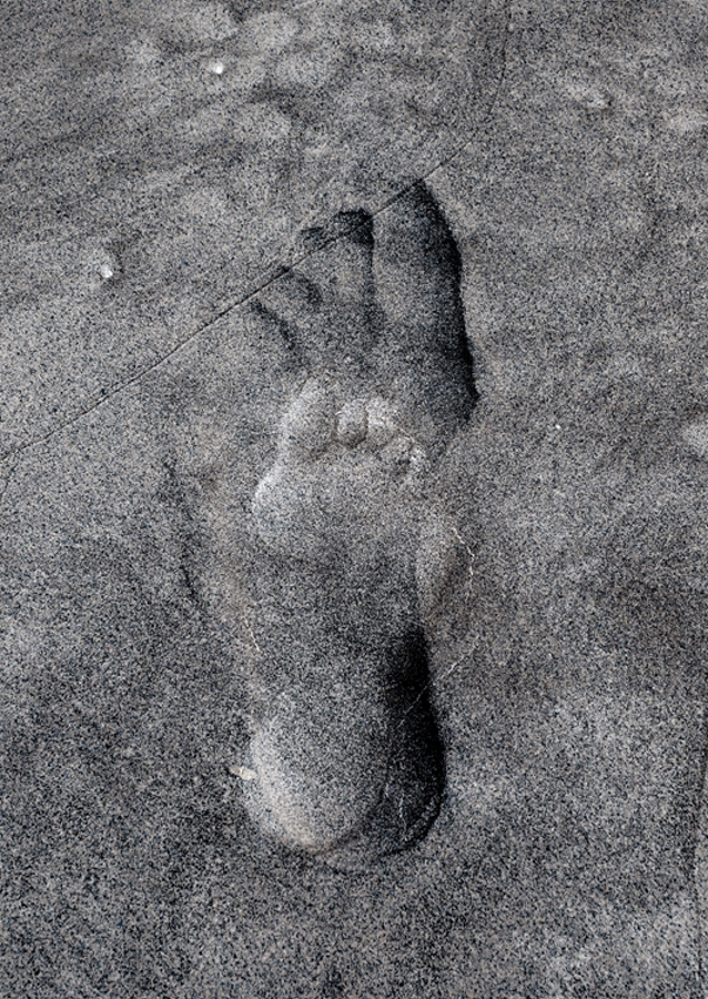 Stopy na plaży