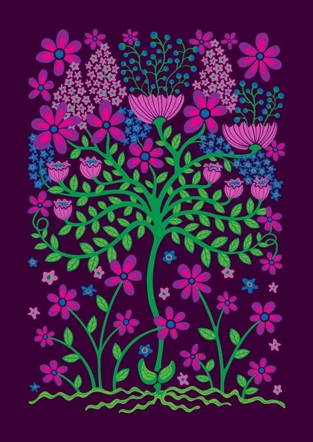 FLOWER BURST Retro Mod Hell