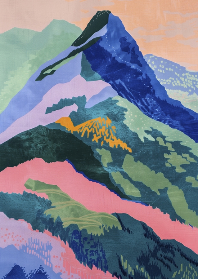 Abstrakte Berge Teil Zwei