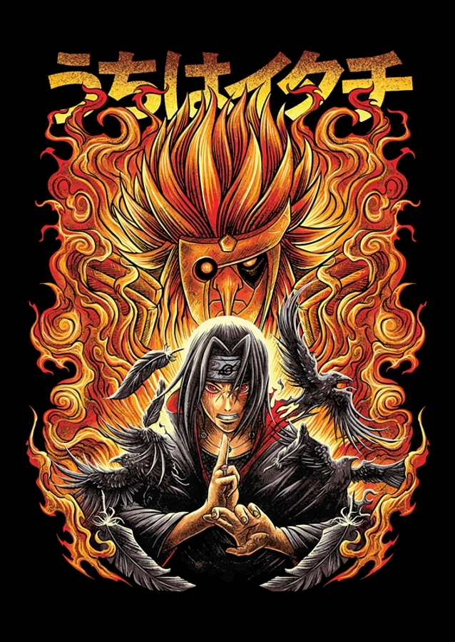 Itachi Susanoo in Anime Naruto