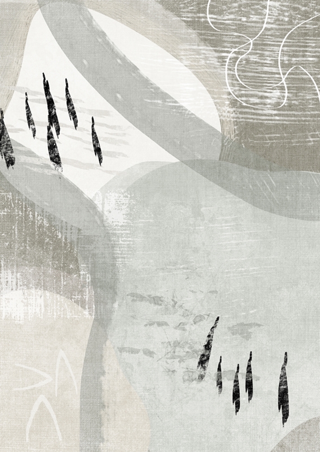 Modern Abstract in Sage Green