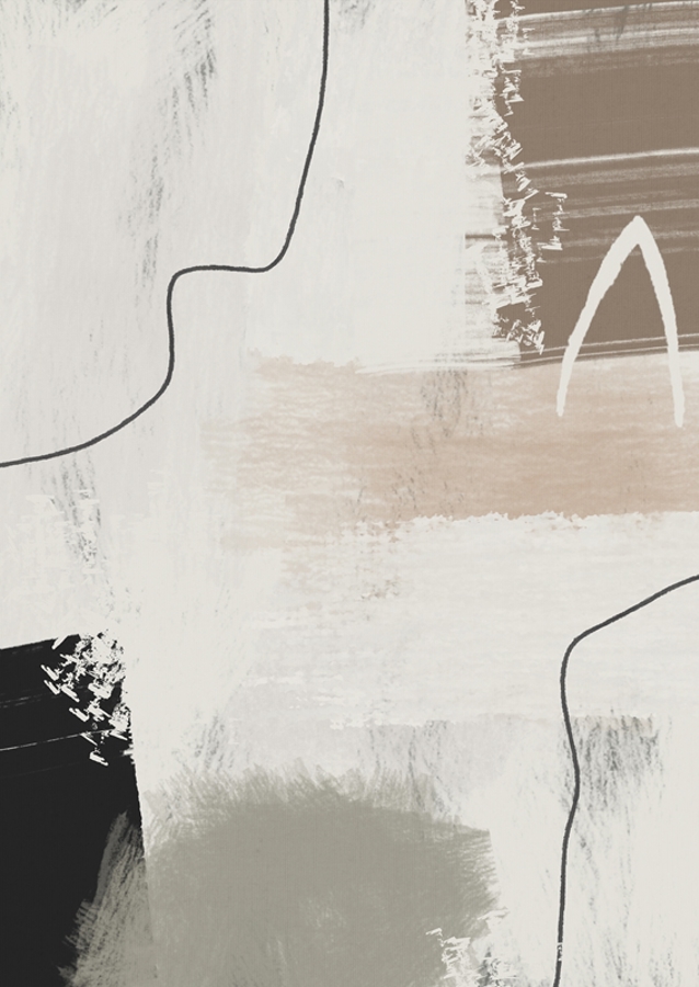 Abstract modern beige