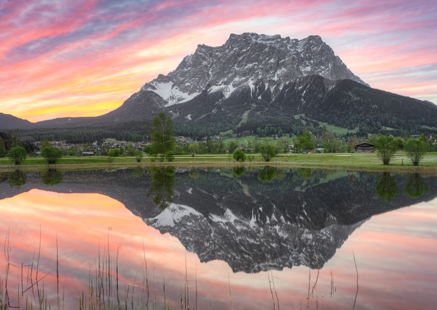 Tiroolse kant van de Zugspitze