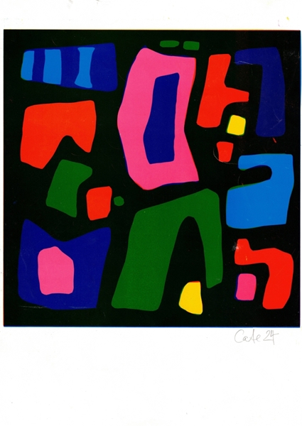 Poster: Abstracte vorm - Caterina Krumrey