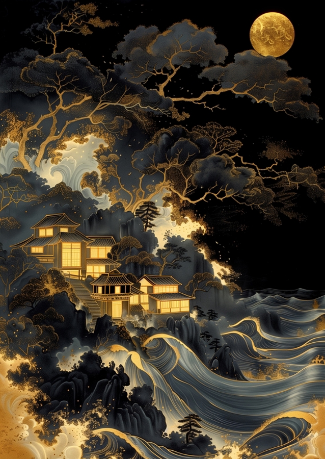 Belle vue sur le village 