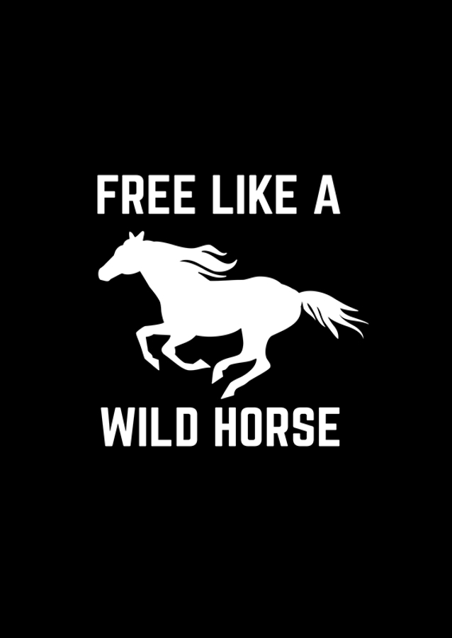 Free like a wild horse 