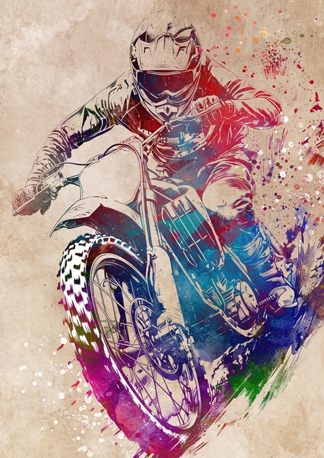 Motorradfahrer auf Tour 2