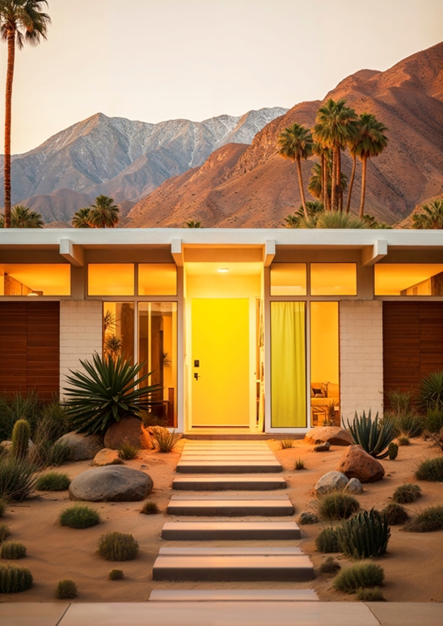 Solnedgang i midten af århundredet