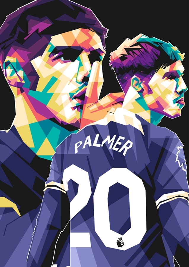 C Palmer estilo pop art 
