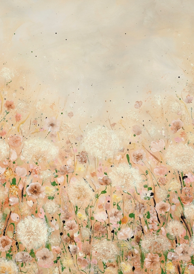 Květinová louka s hřejivým pocitem