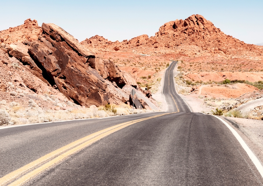 Nevada Desert Road