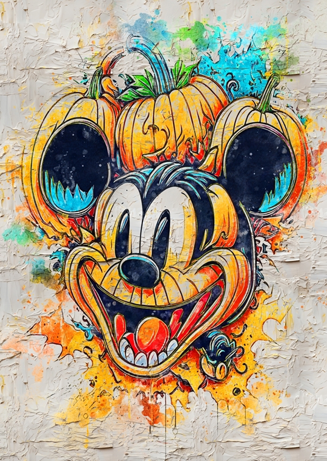 Mickey Mouse samec Halloween