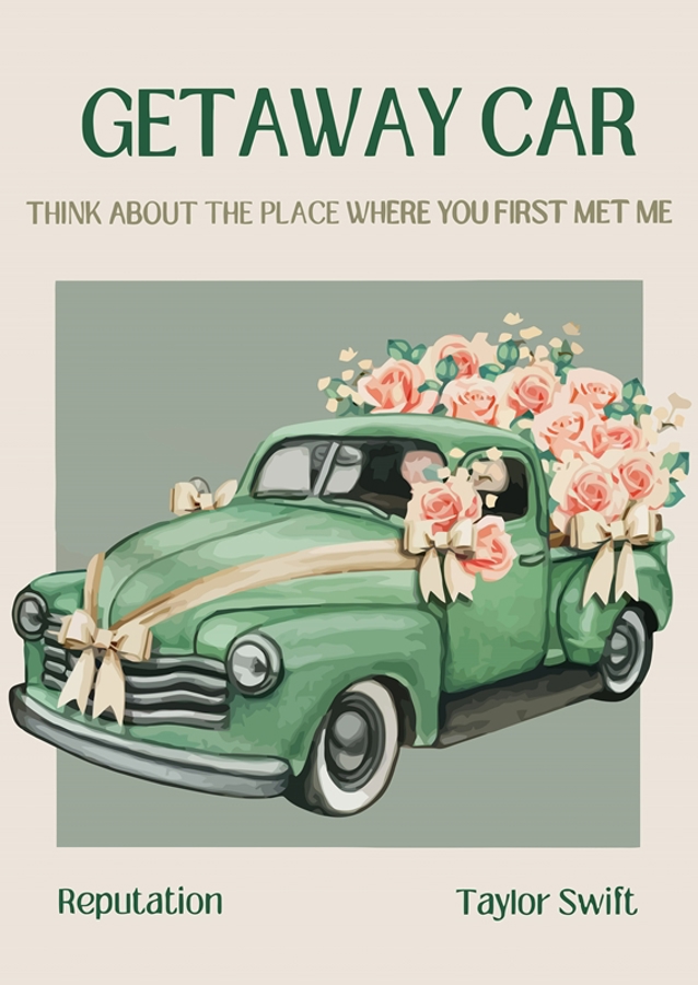 Taylor Swift Getaway Car
