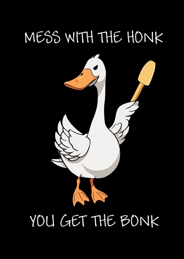 Hloupá husa troubí Bonk