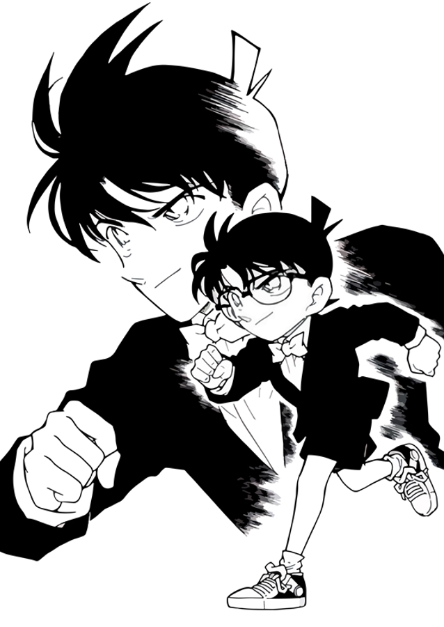 Detective Conan Manga Art
