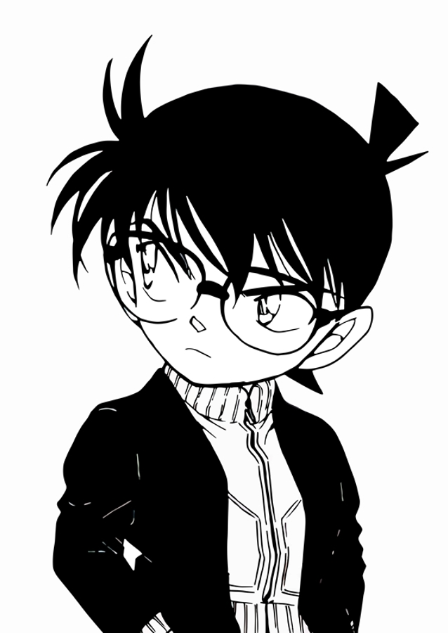 Detective Conan Manga Art