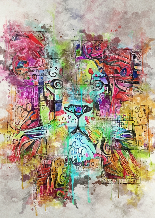 Lion Graffiti
