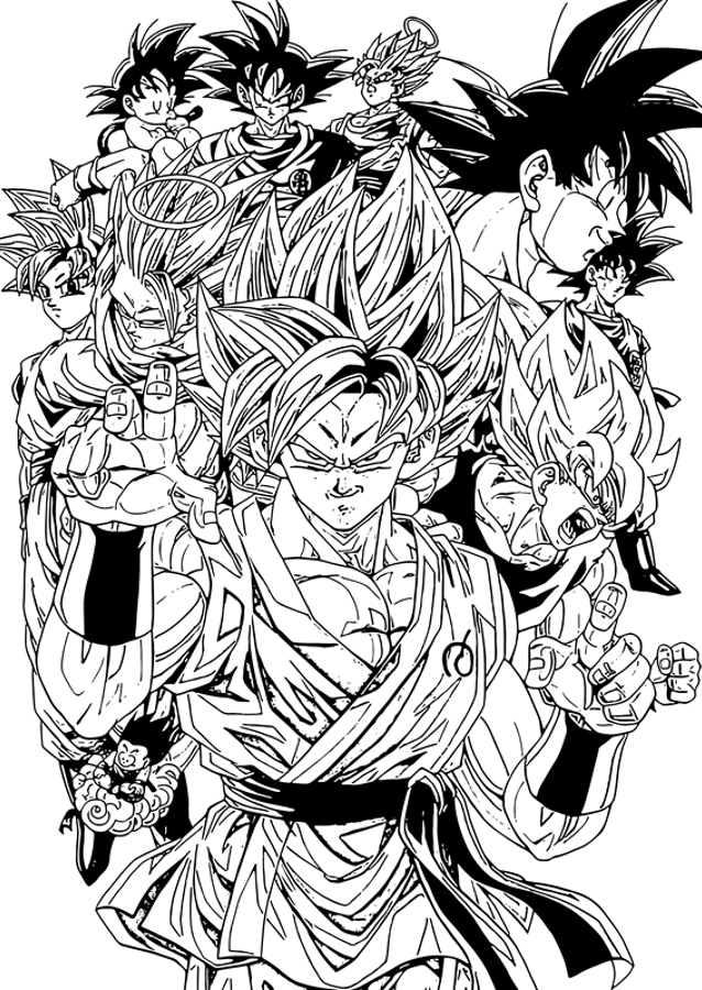 Dragon Ball Z Manga Art