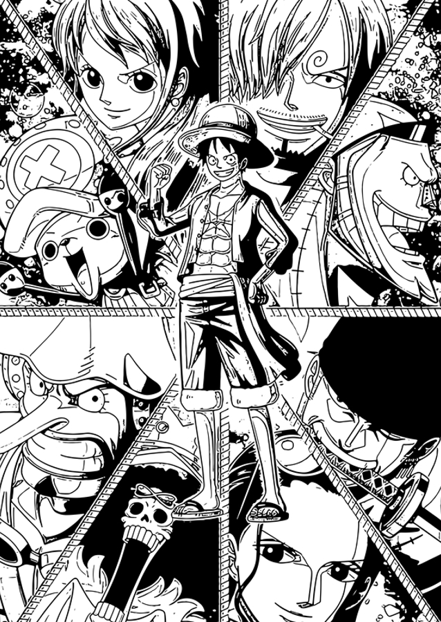 Arte manga di One Piece