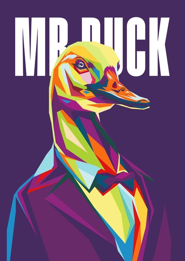 Mr Duck Pop Art