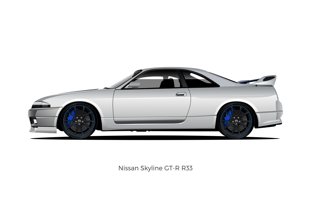 NISSAN　SKYLINE　GT-R (R33) Historia GT-R: Potwór z Japonii atakuje | CZĘŚĆ II