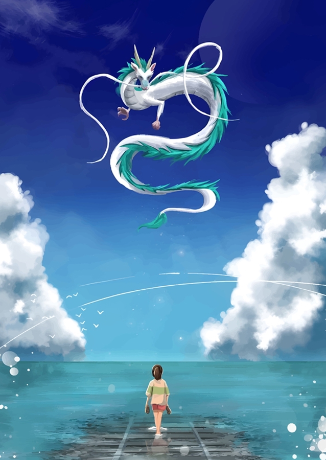 Spirited away chihiro and haku