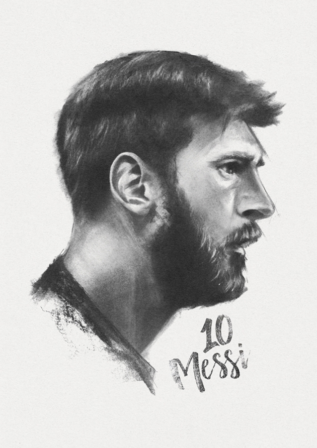 Lionel Messi illustration