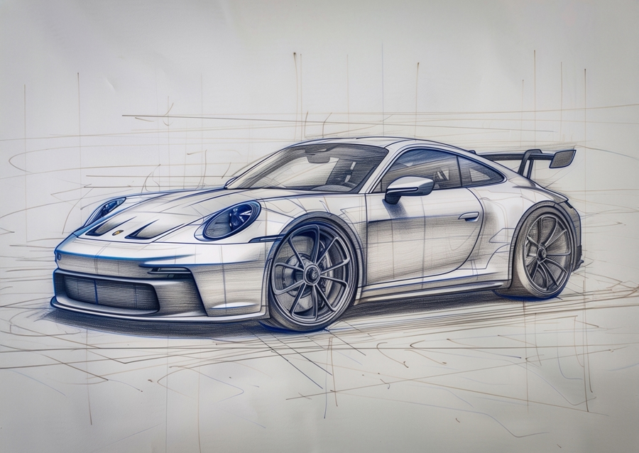 Porsche 911 GT3 RS Blueprint
