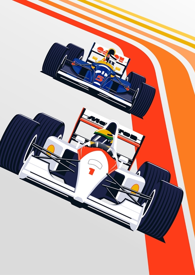 Coches de carreras antiguos