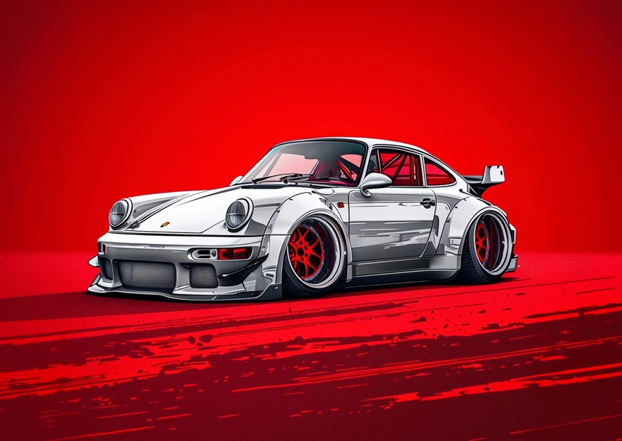 Porsche 911 rot Cup