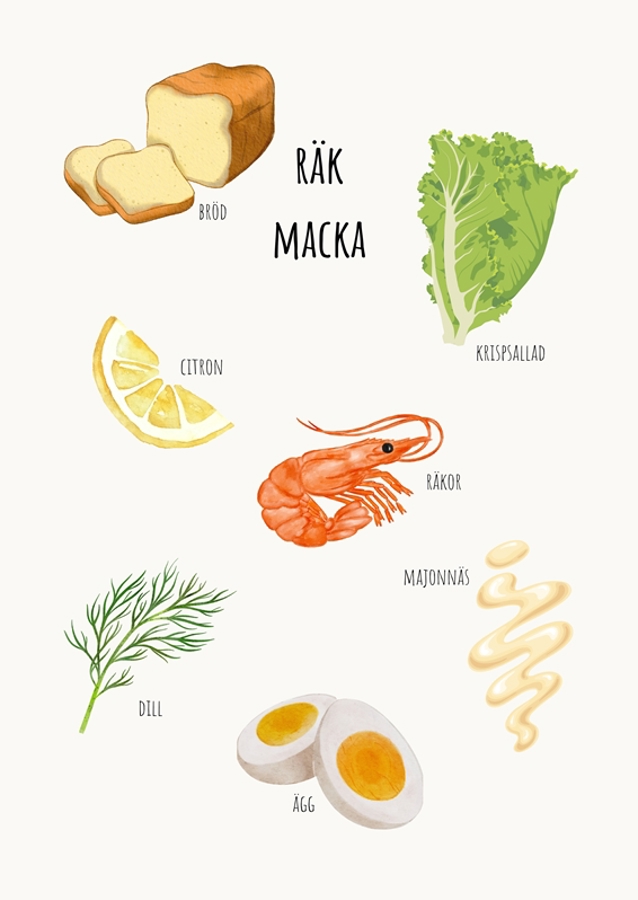 Sándwich de camarones: un manjar sueco