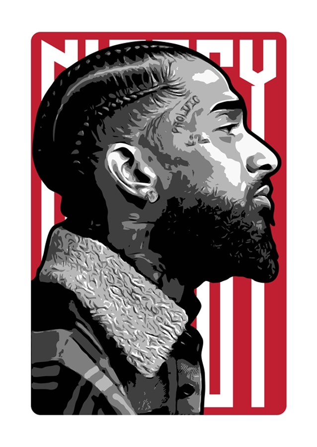 Nipsey Hussle Boční Pohled