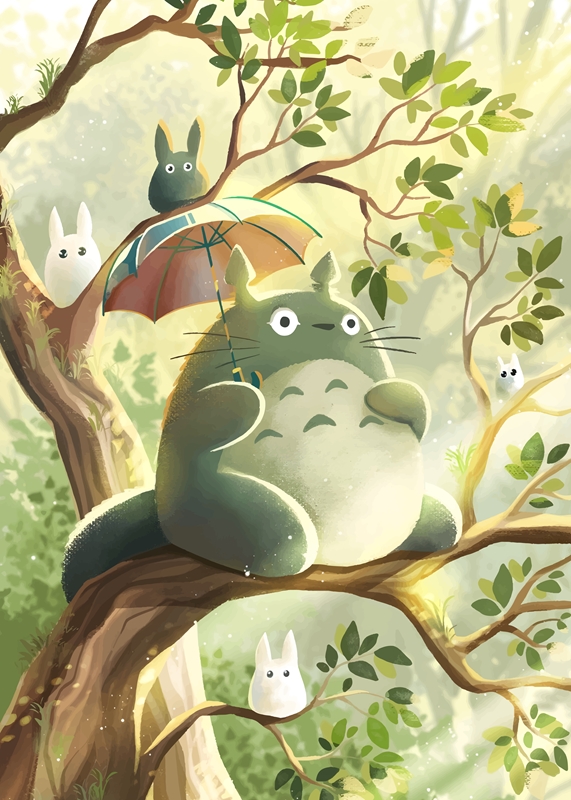 Totoro na drzewie plakaty & art prints autorstwa Dororo Visual