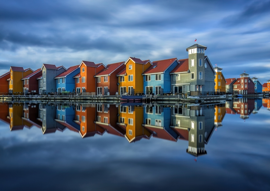Colorful Dutch houses II