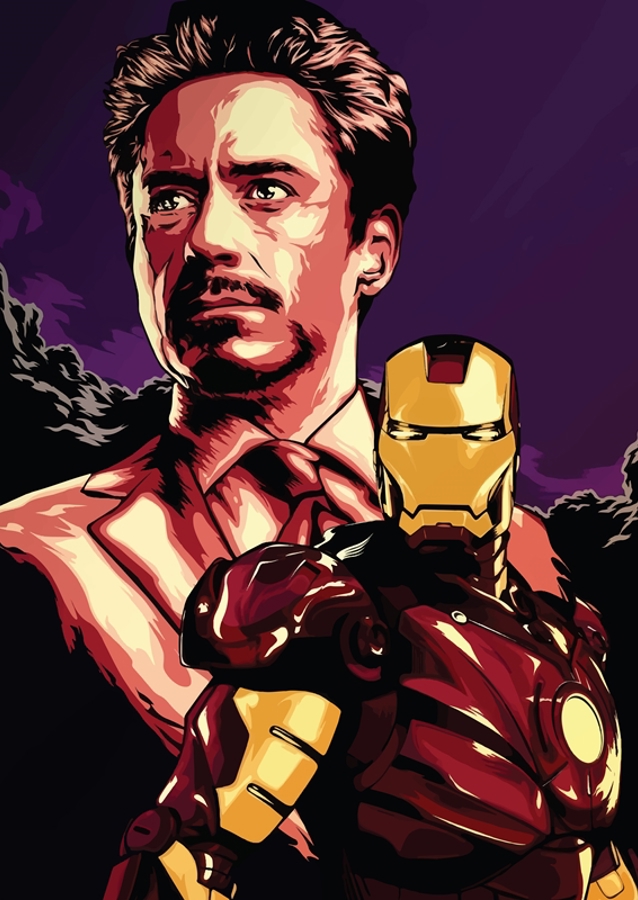 Iron Man tony stark Art