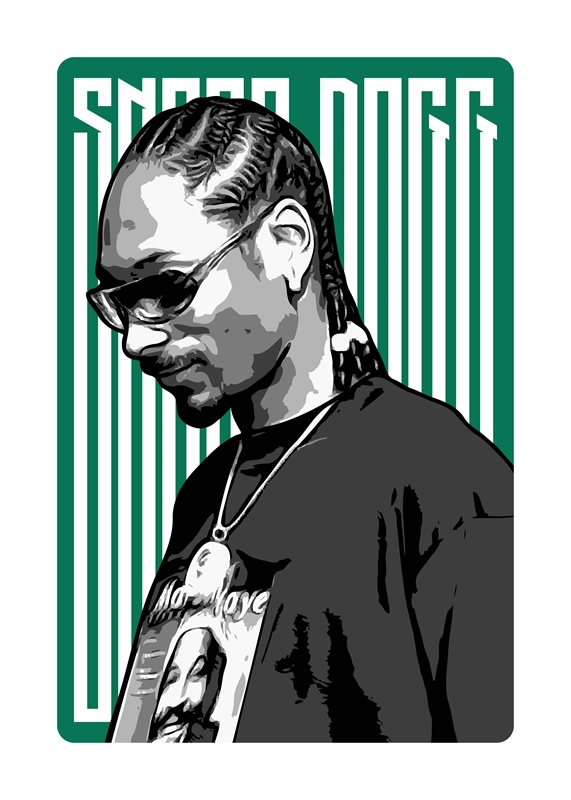 Retrato de Snoop Dogg posters & Art Prints de Ilham Dwi Saputra