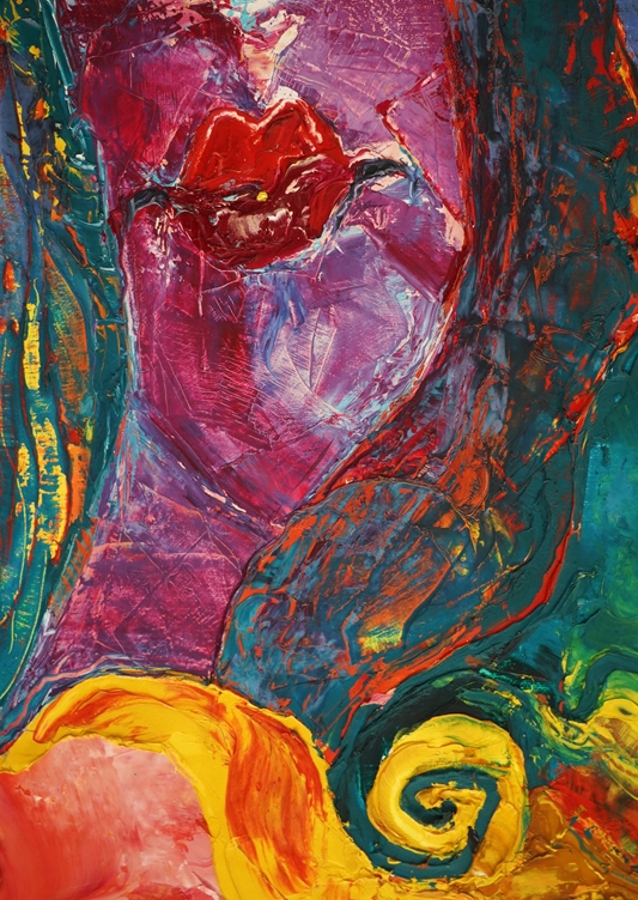 Barevný portrét ženy