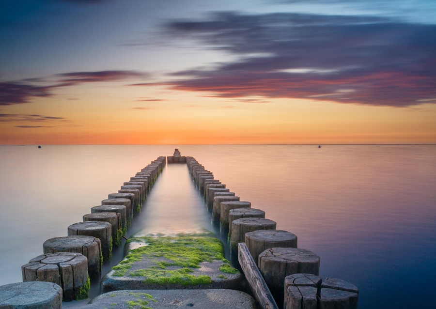 Sunset on the Baltic Sea