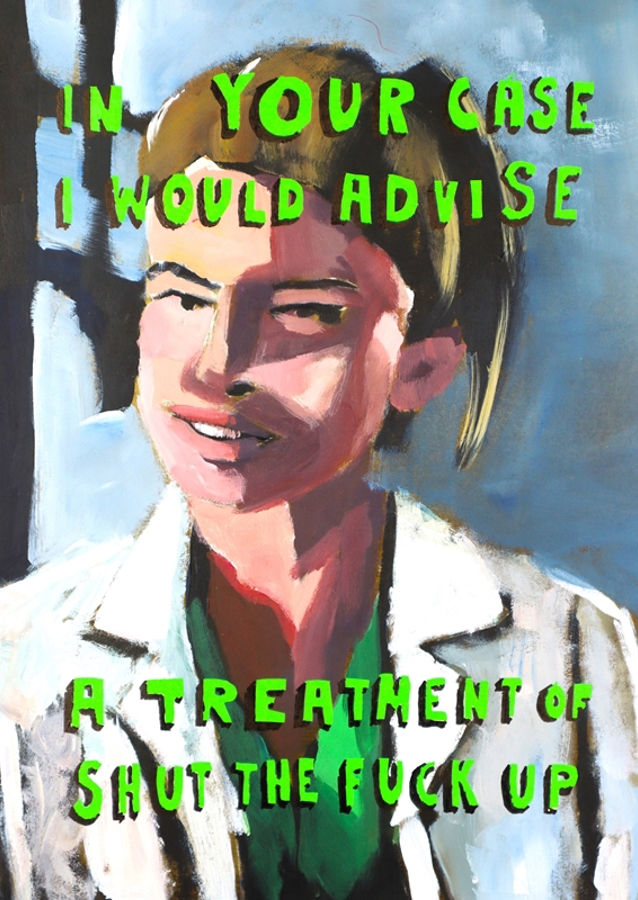 Der Arzt verschreibt