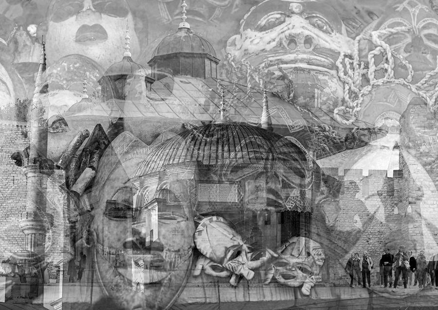 Oriental dream black and white