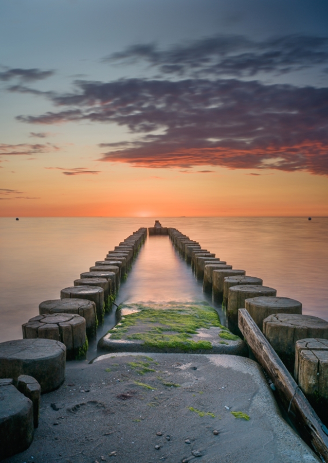 Sunset on the Baltic Sea