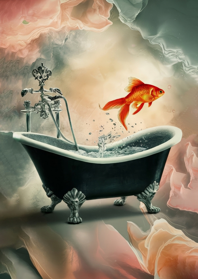 Úchvatná zlatá rybka